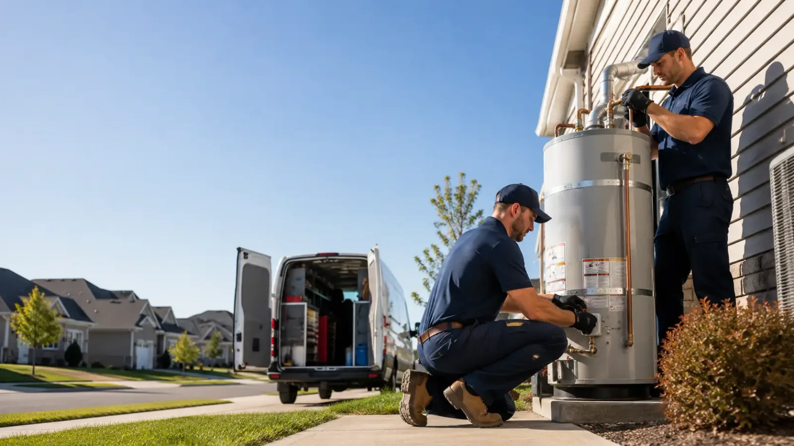 Water Heater Installation in Java, SD